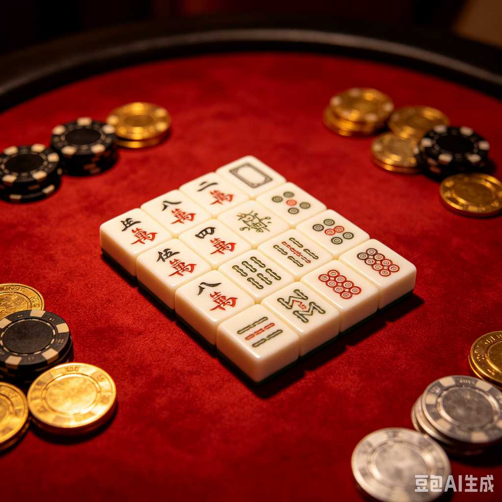 handheld mahjong tiles set